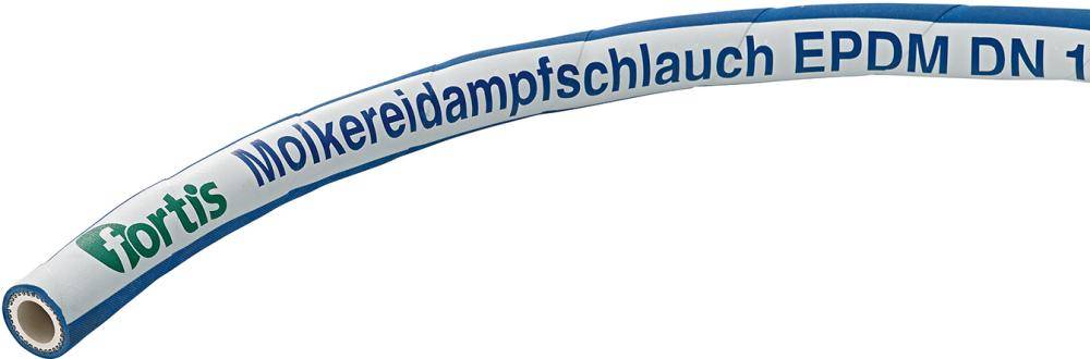 Molkereidampfschlauch EPDM, blau, 19x6,0mm, 40m FORTIS