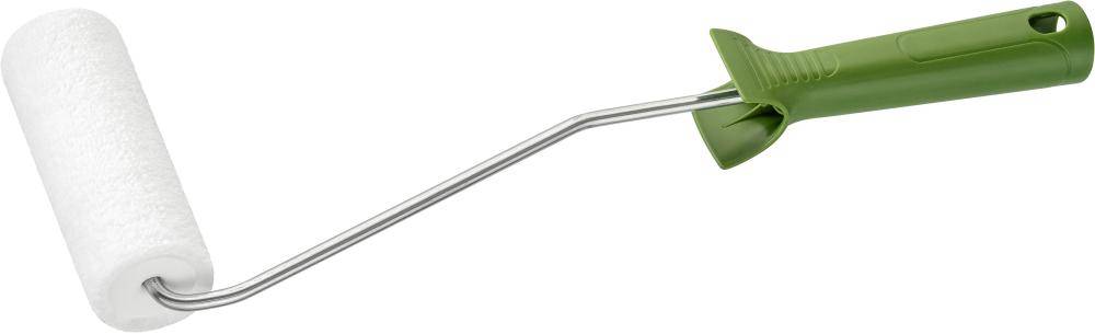 Lasur-Roller weiß 12 cm 1K Griff lang