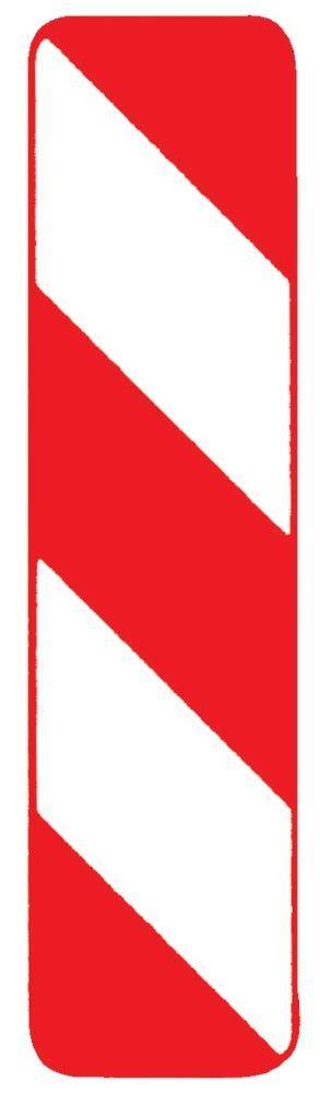 VKZ.605-20, 1000x250mm Leitbaken rechtsweisend RAL-Gütezeichen Folie RA1