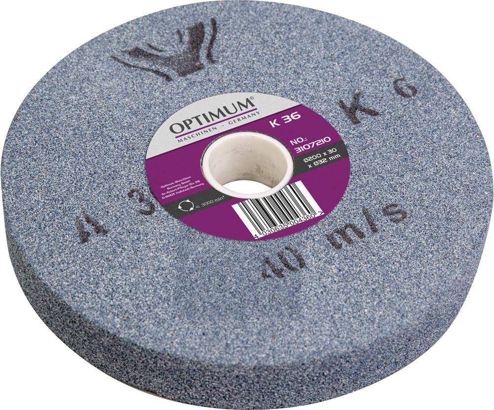 Schleifscheibe Normalkor.200x30x32mm K80 Optimum