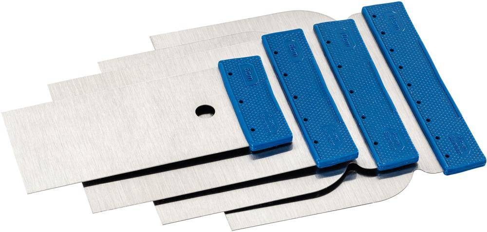 Japan-Spachtel-Satz 4tlg Stahl 50/80/100/120 mm