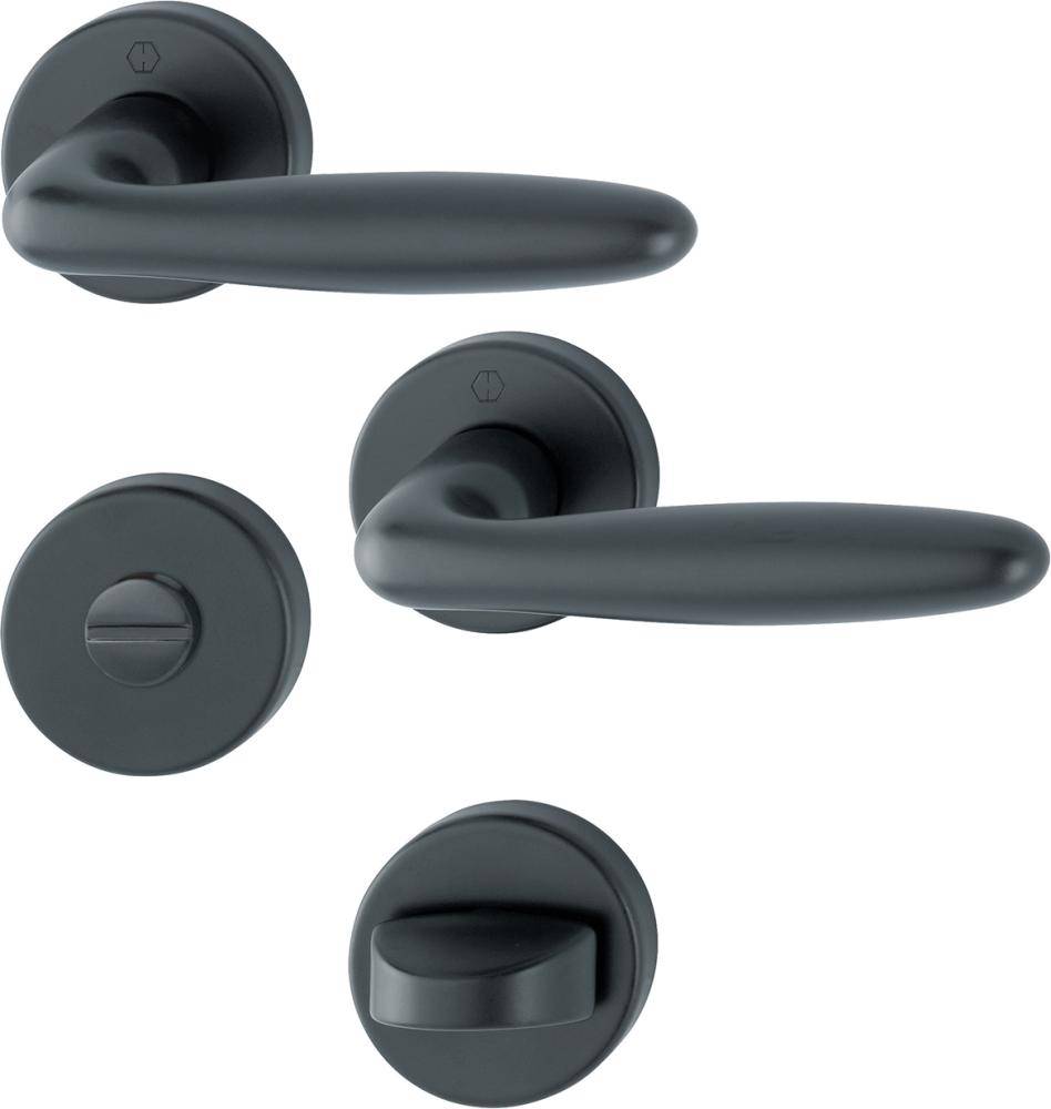 Hoppe Türbeschlag Verona, 1510/42KB/42KBS, F9714M,WC,37-47