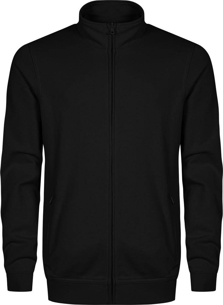 Sweatshirtjacke, schwarz, Gr.M