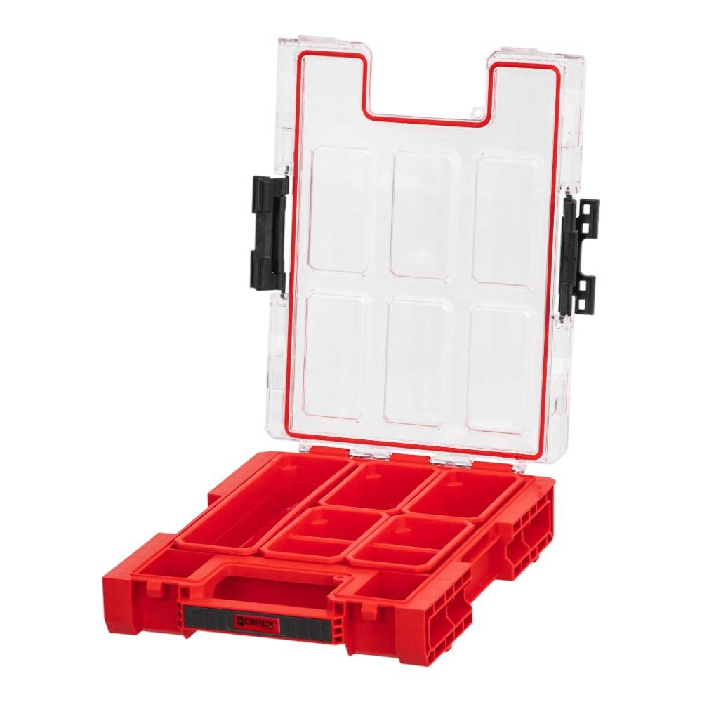 Qbrick System ONE Organizer M RED ULTRA HD Organizer 365 x 265 x 77 mm 2,5 l stapelbar IP66