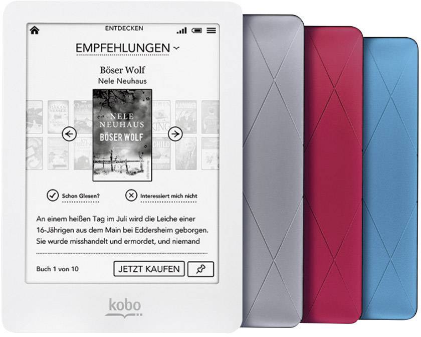 KOBO Glo eBook-Reader 15.2 cm (6 Zoll) Schwarz