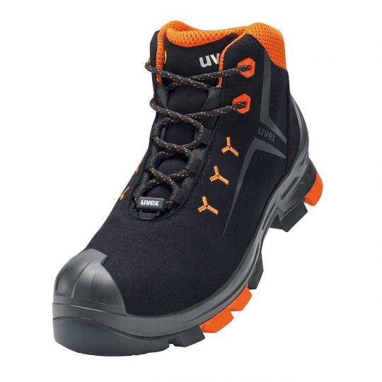 65092 - Unisex - Erwachsener - Sicherheitsstiefel - Schwarz - Orange - ESD - S3