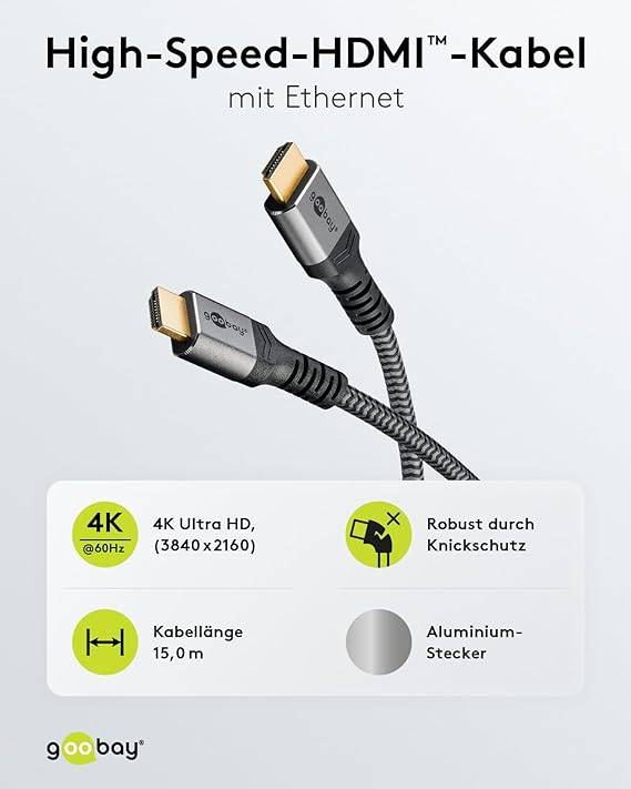 Goobay High-Speed-HDMI-Kabel 64998