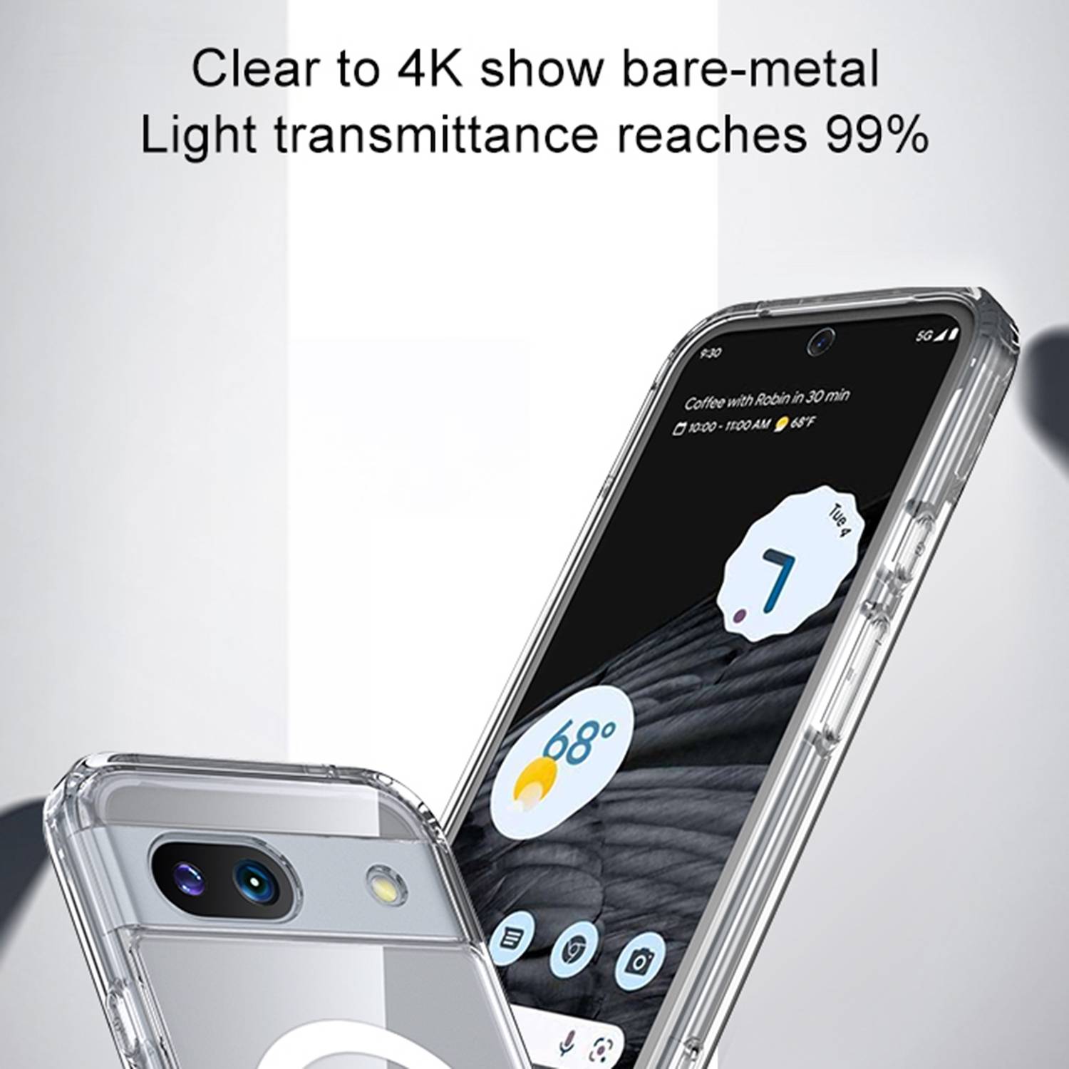 Für Google Pixel 8a Schock robuste TPU / PC verstärkte Ränder Hülle