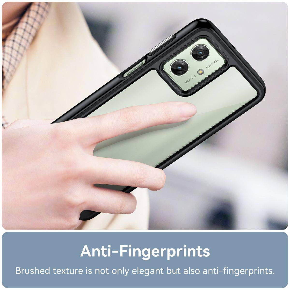 Für Motorola Moto G54 TPU Schutz Handy Hülle Etuis Case Cover Tasche
