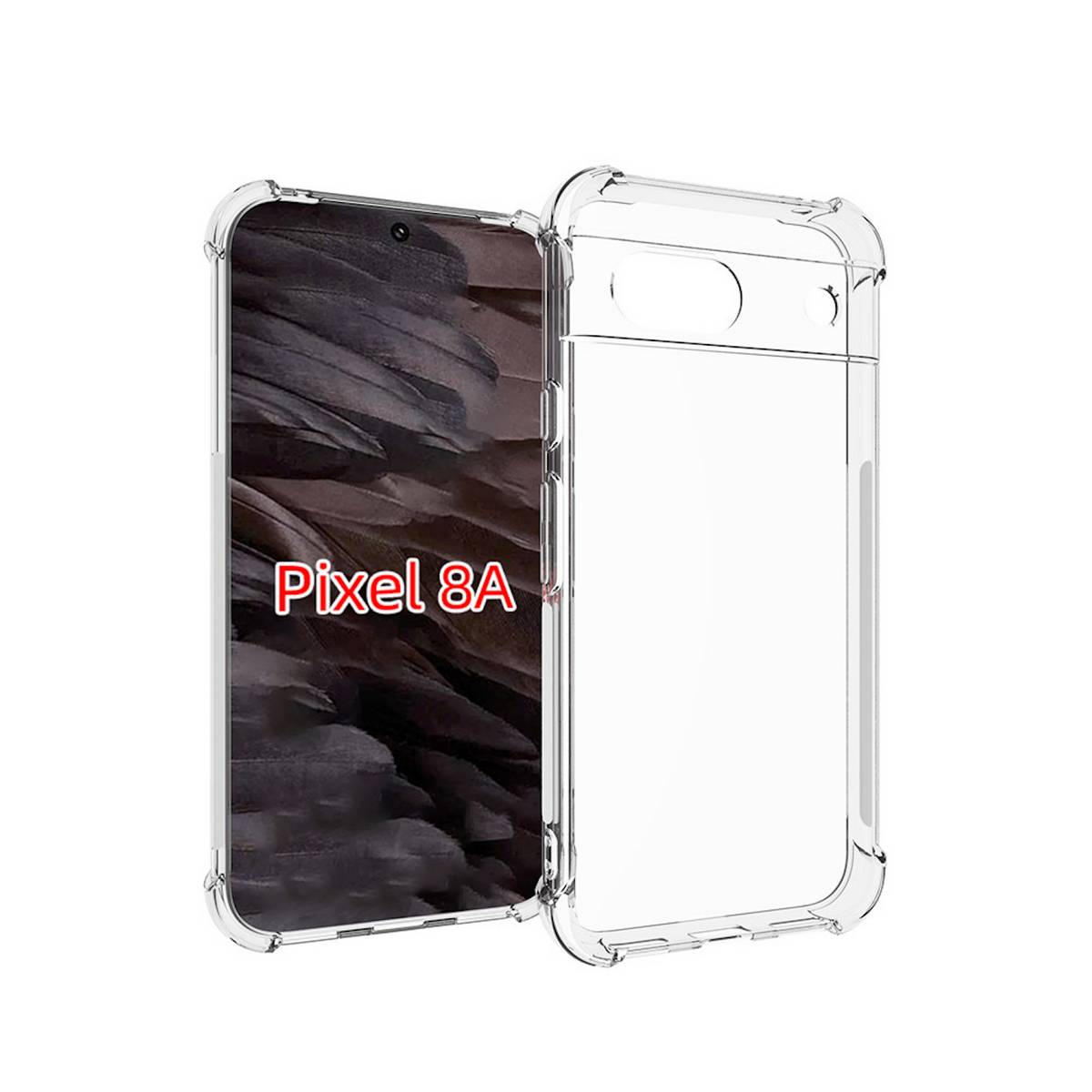 Für Google Pixel 8a Schock TPU Schutzhülle Handy Hülle Transparent
