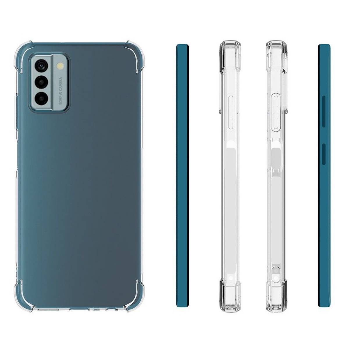 Für Google Pixel 8a Schock TPU Schutzhülle Handy Hülle Transparent