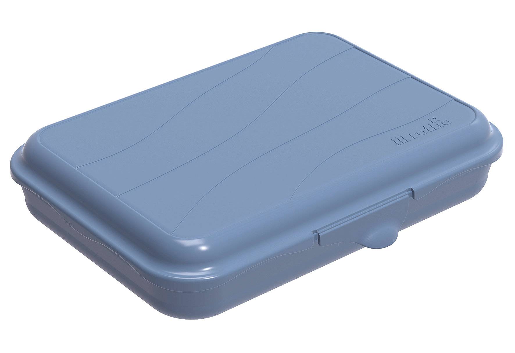 Rotho Fun Vesperdose 0,75l mit Klickverschluss, Kunststoff (PP) BPA-frei, blau, 0,75l (19,5 x