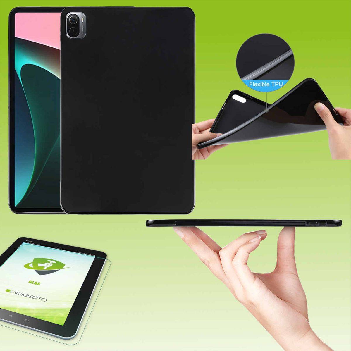 Schutzhülle Silikon Ultra dünn oder X-Line TPU Hülle für viele Tablet Tasche Neu