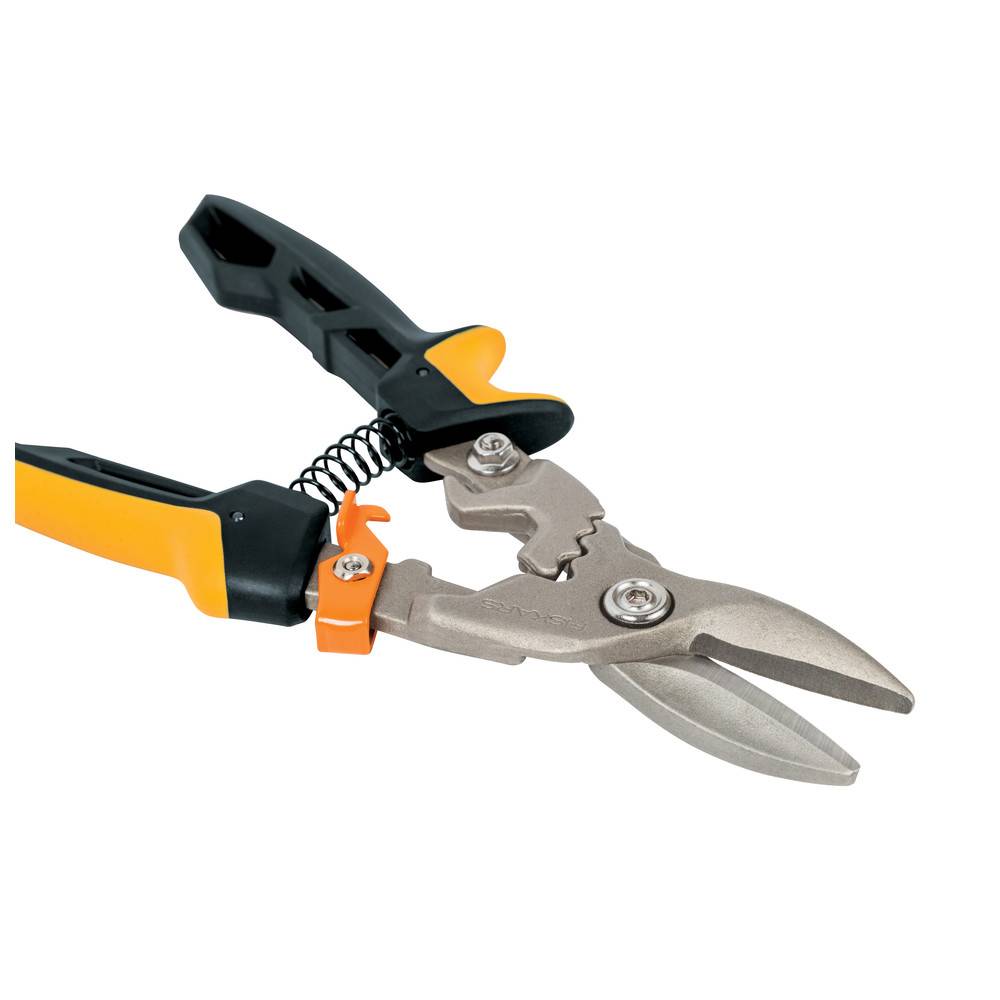 Fiskars PowerGear Blechschere, gerader Schnitt