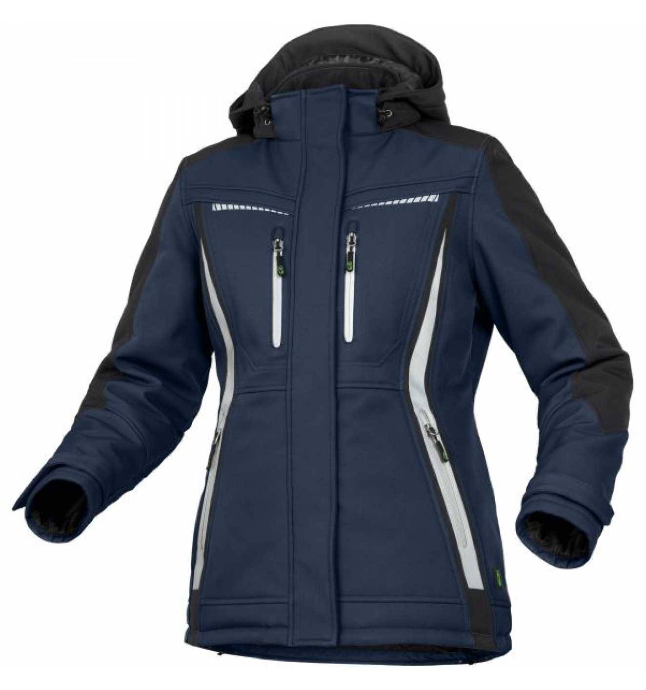 Leibwächter FLXDI Flex Line, Damen Winter-Softshelljacke NEU, marine / schwarz, Gr. 50 FLXDI3050