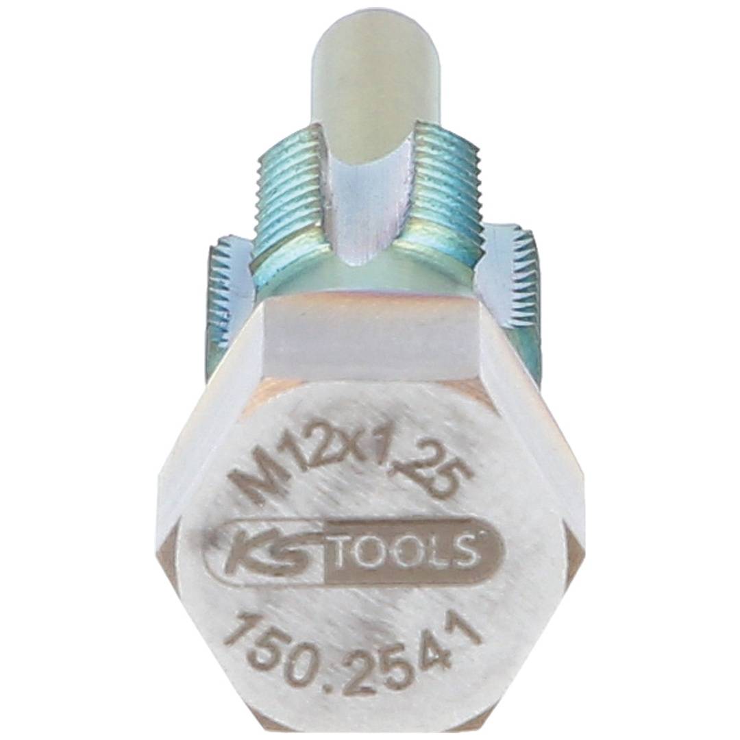 KS Tools Gewindeschneider mit Führungsbolzen für Temperatursensoren, M12x1,25