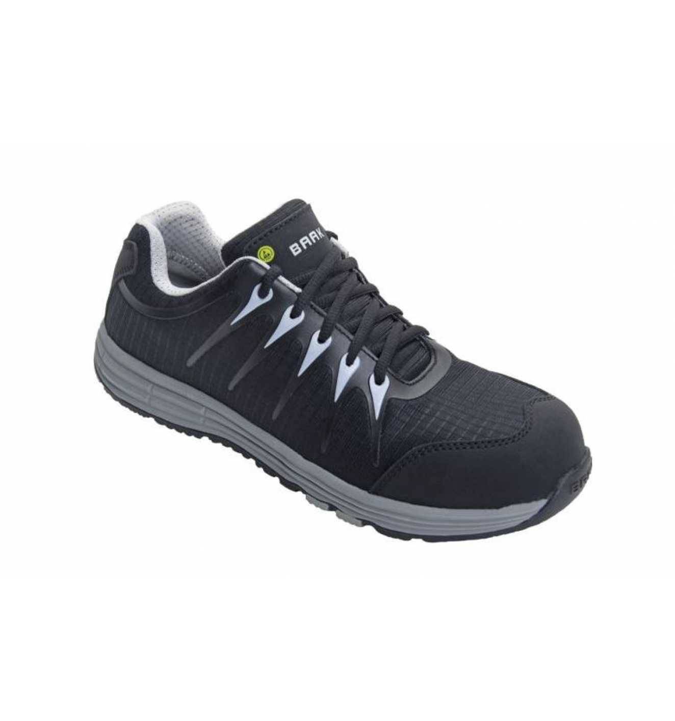 Baak Sicherheitshalbschuh 73181 Rui S3 ESD SRC DGUV Gr. 42 schwarz-grau