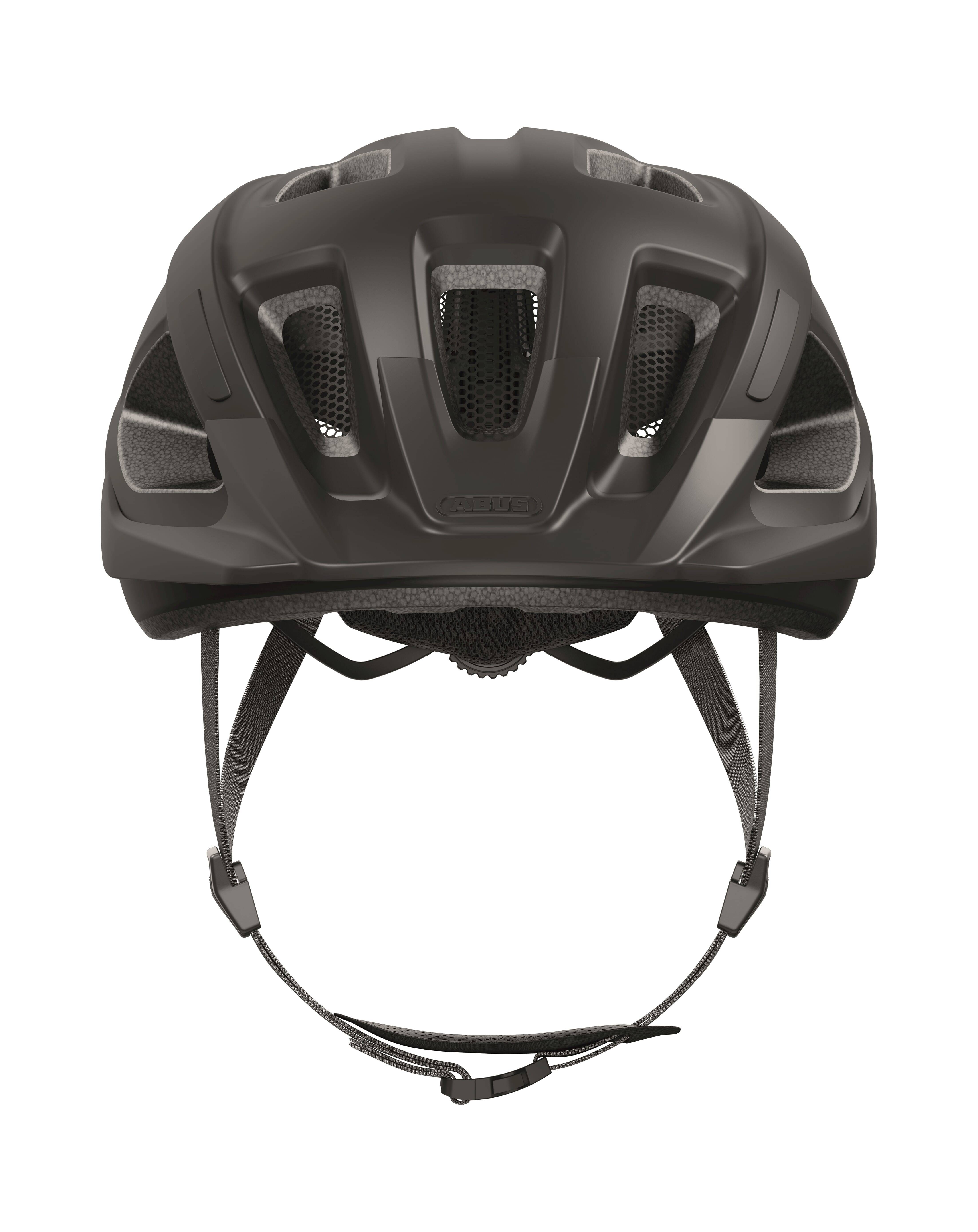 Abus Aduro 3.0 Fahrradhelm - sportlich und schick - Samtschwarz - M 52-58cm