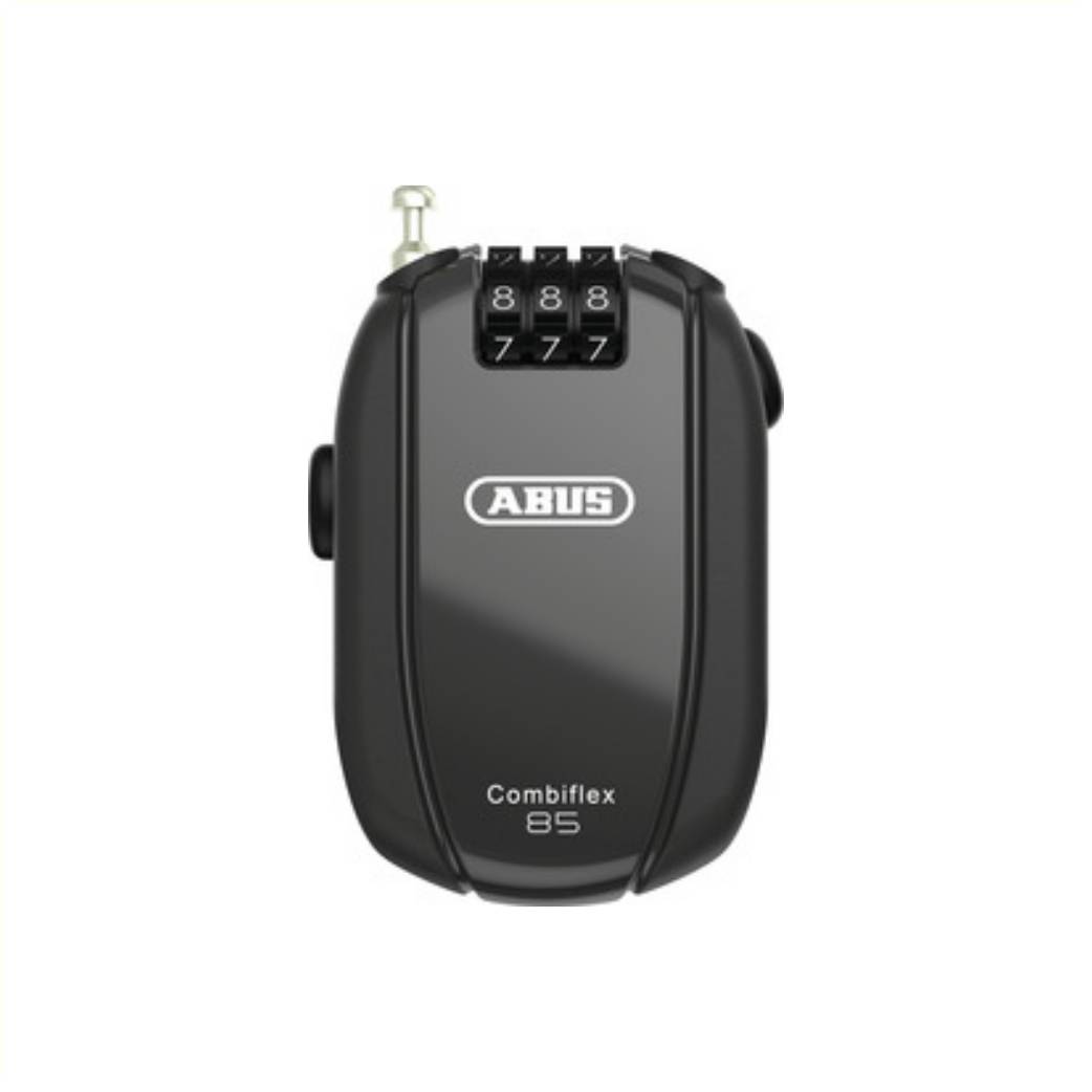 ABUS Roll-Back-Kabelschloss Combiflex™ Break 85, schwarz, Stahlkabel, 85cm, 58g