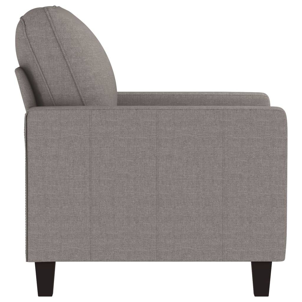 vidaXL Sessel Taupe 60 cm Stoff