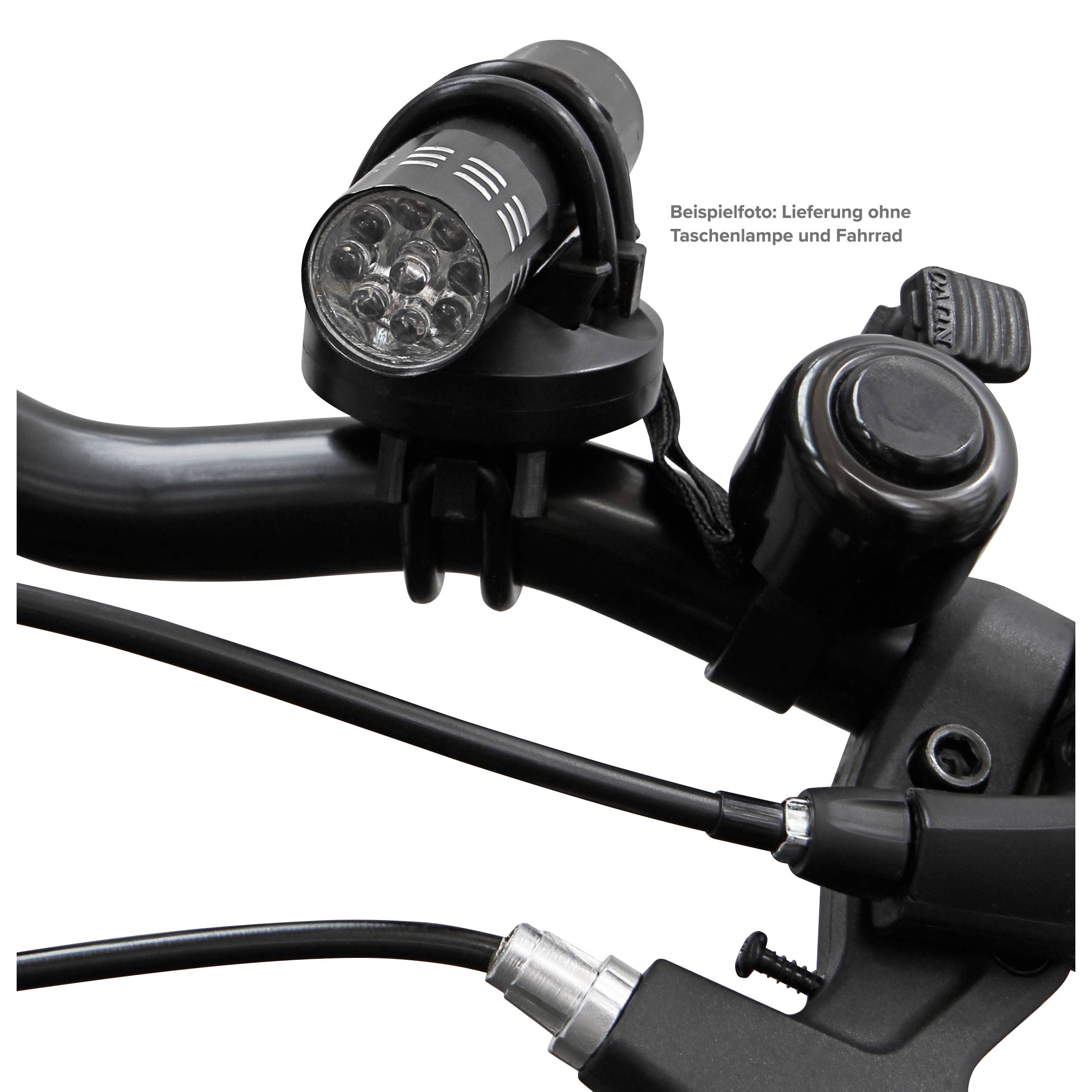 Universal-Fahrradhalterung McPower, sehr flexibel, drehbar, Durchmesser 10-35mm