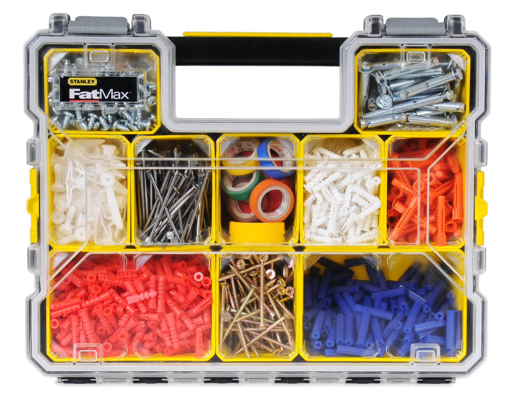 STANLEY 1-97-521 FatMax 10 Werkzeugbox Polypropylen Gelb