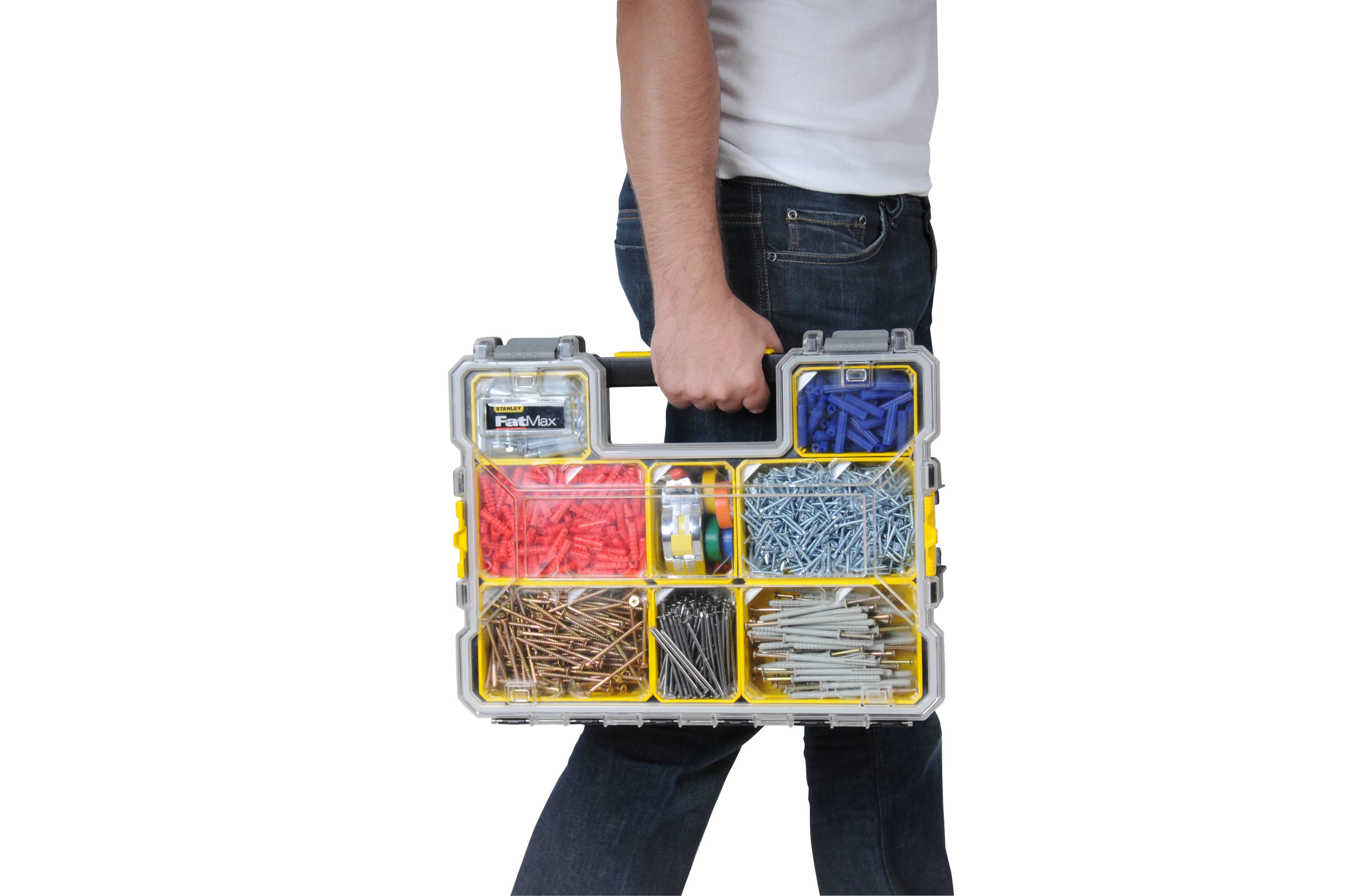 STANLEY 1-97-521 FatMax 10 Werkzeugbox Polypropylen Gelb