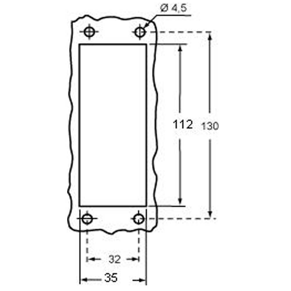 CHI 24 L ILME Ilme CH-104.27 Anbaugehäuse mit 1 Längsbügel