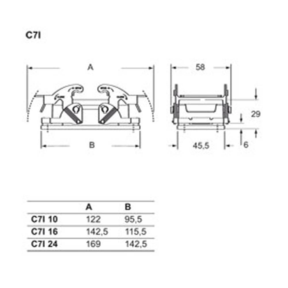 ILME C7I10 C7I 10 Anbaugehäuse 1St.