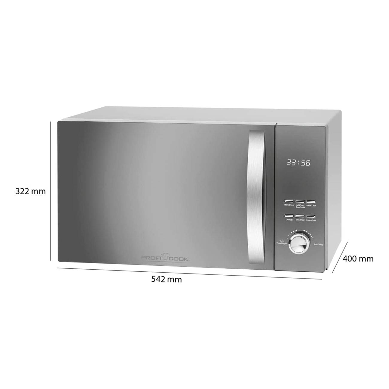 Clatronic ProfiCook PC-MWG 1176 H - Mikrowellenofen mit Konvektion und Grill - 2