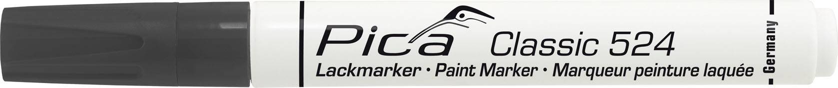 Pica Lackmarker 2-4mm mit Rundspitze Schwarz