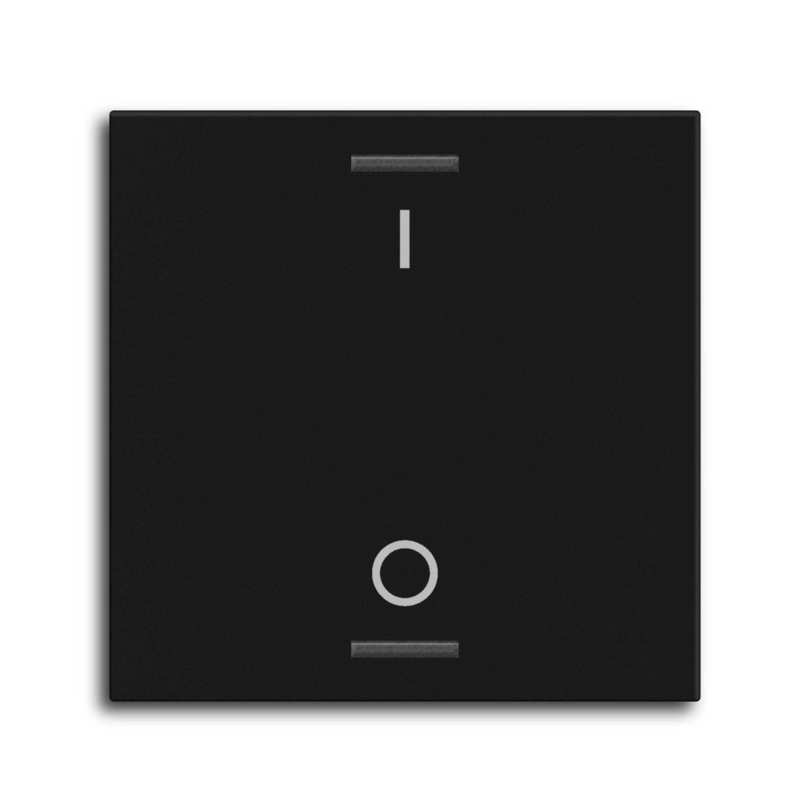 Wippe KNXTasterLight55 1f sw BE-TAL55W106.B1