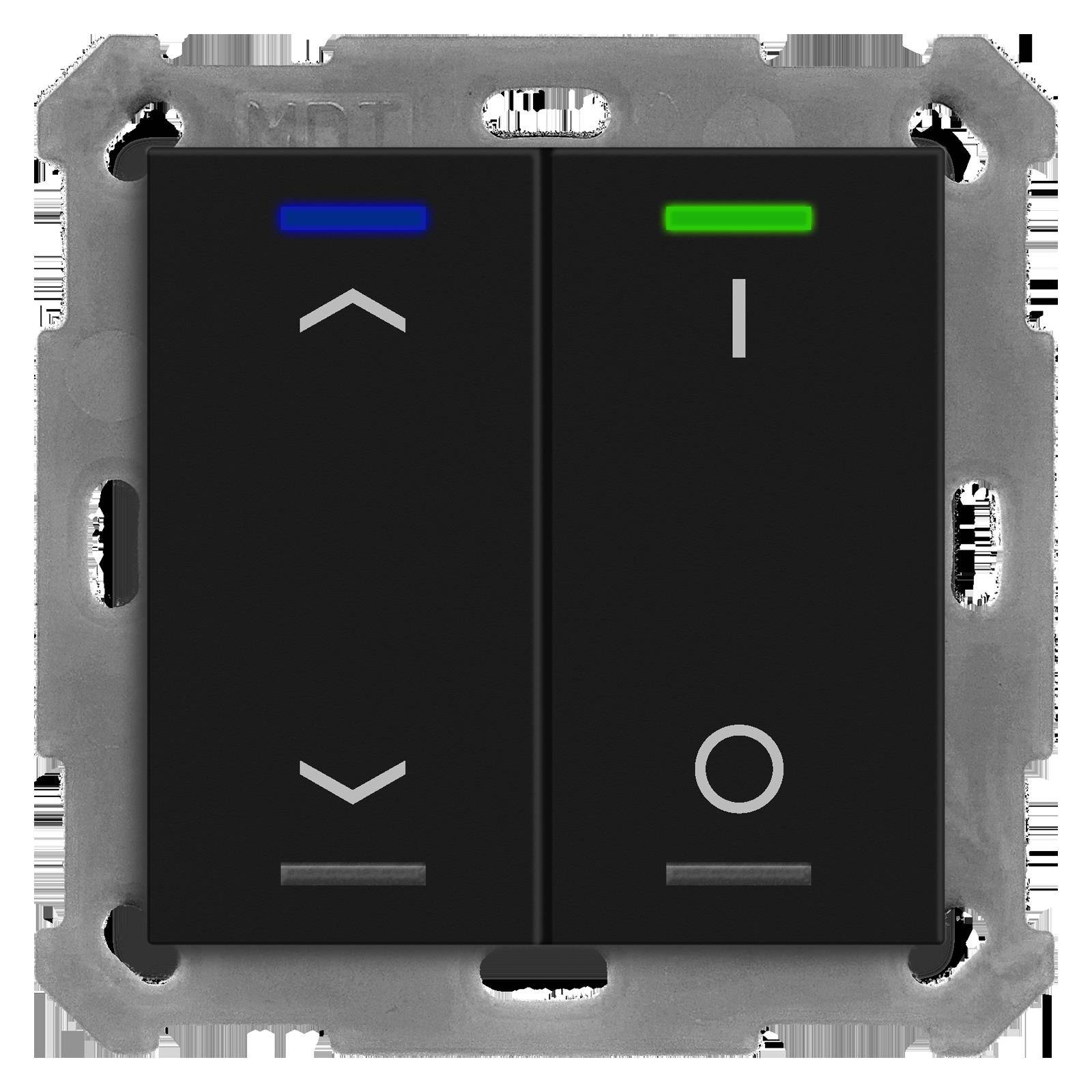 MDT technologies KNX Taster Light 55 2-fach BE-TA