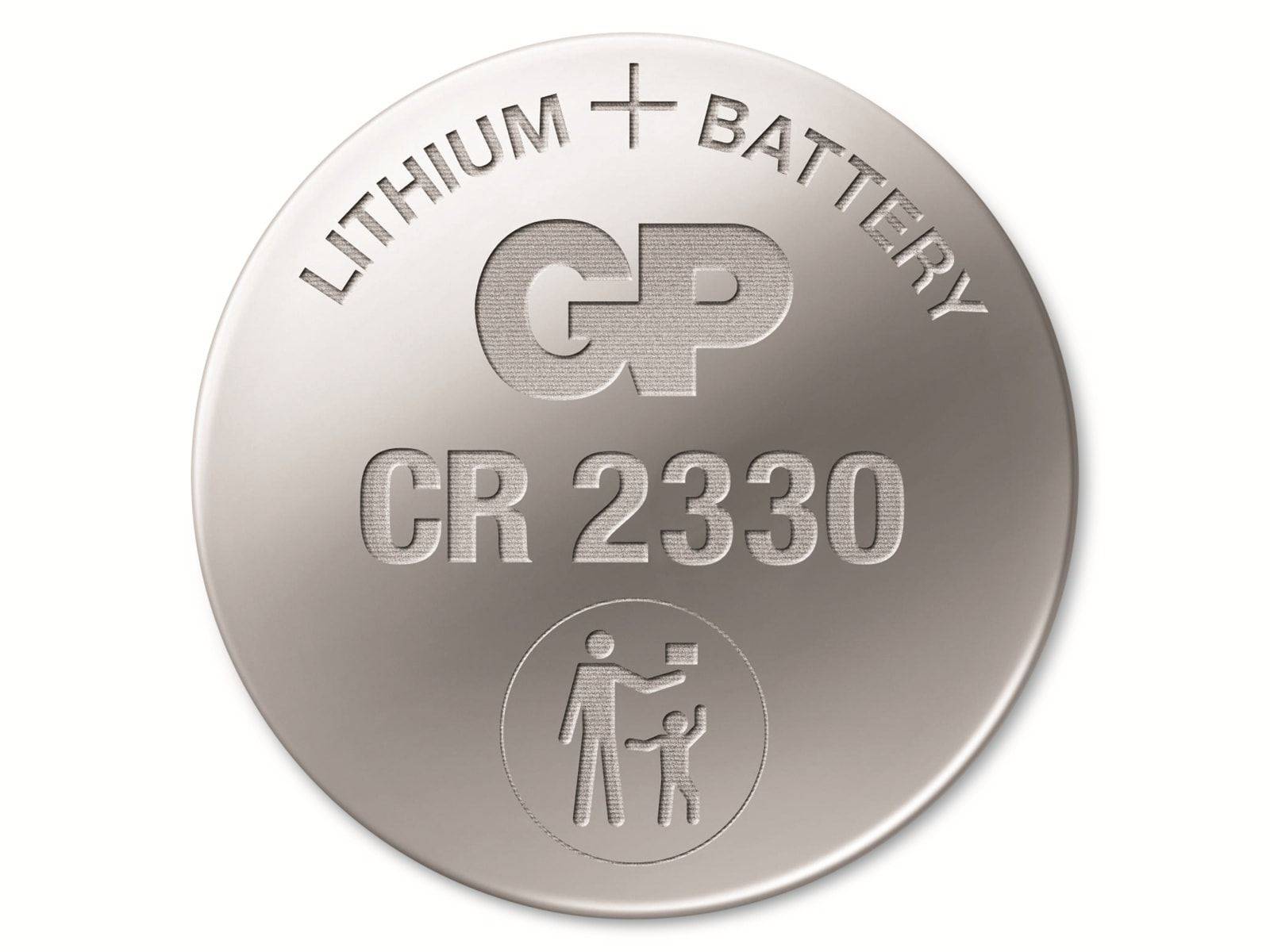 GP Knopfzelle CR 2330 3 V 1 St. 260 mAh Lithium GPCR2330STD316C1