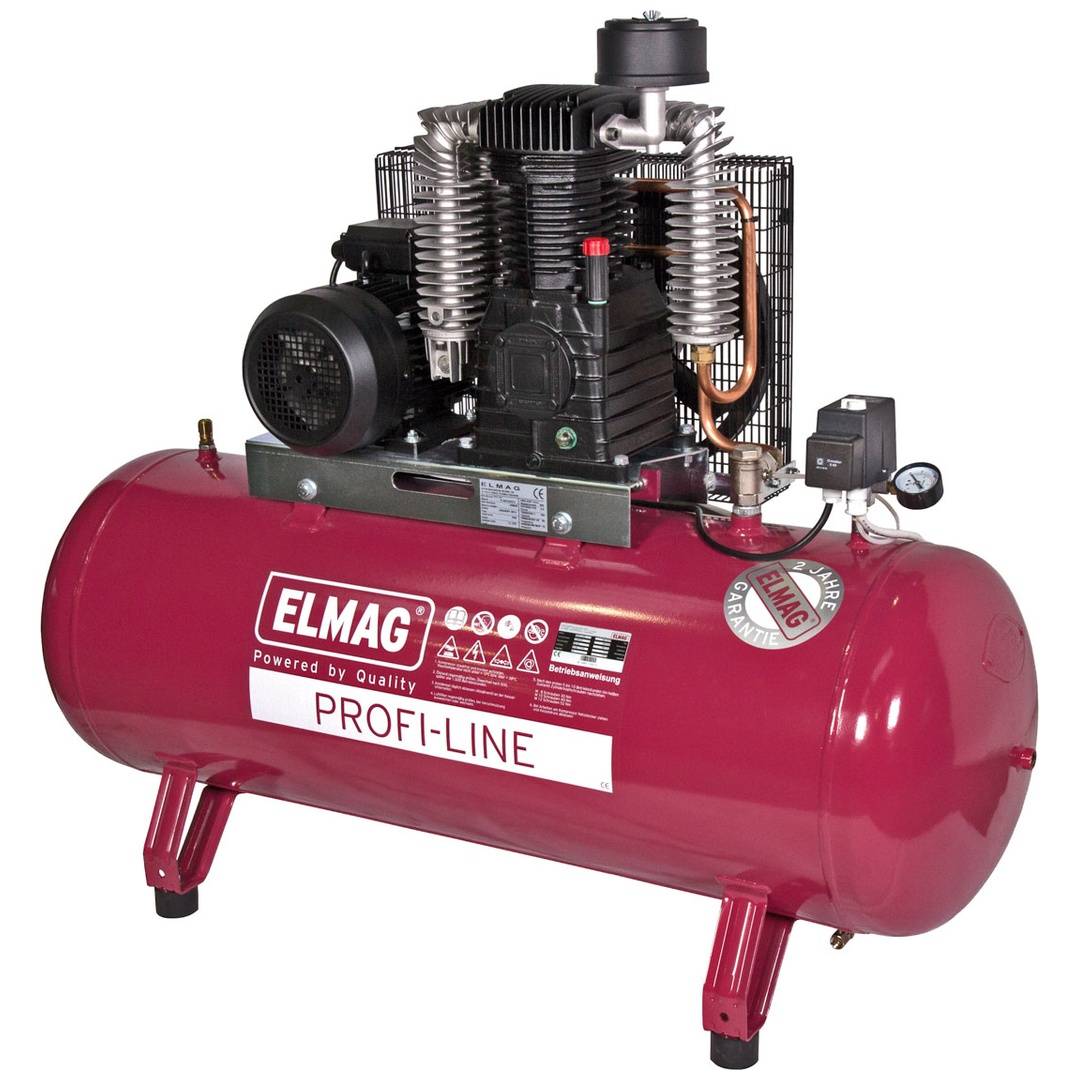 Kompressor PL 840/10/270 D 850l/min 10bar 5,5kW 400V Behältervolumen 270l