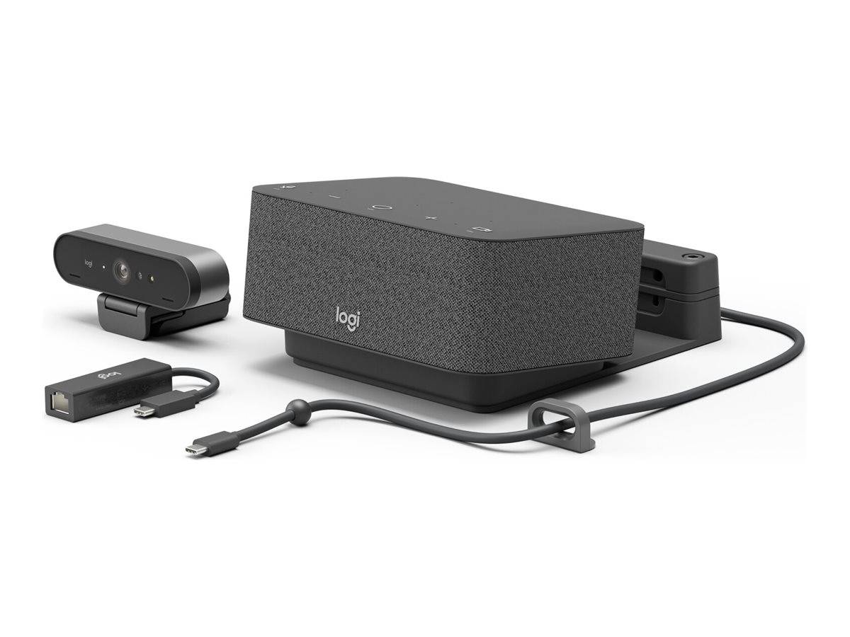 Logitech Logi Dock Focus Room Kit - Kit für Videokonferenzen (Logitech BRIO Ultr