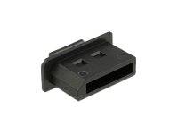 Delock Dust Cover for Displayport - Schutzumschlag - Schwarz (Packung mit 10)
