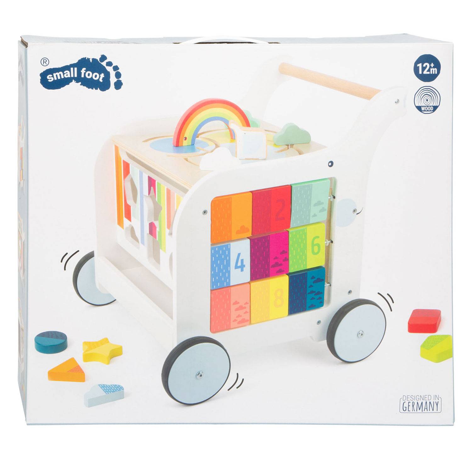 Small Foot Kleine Fußhölzern Baby Walker Blumen