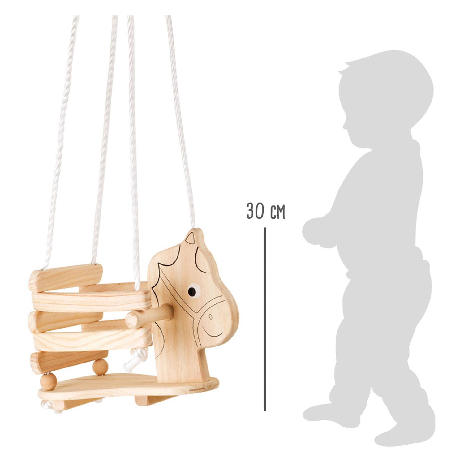 Small Foot Kleiner Fuß - Holzpferdschwung, 145 cm