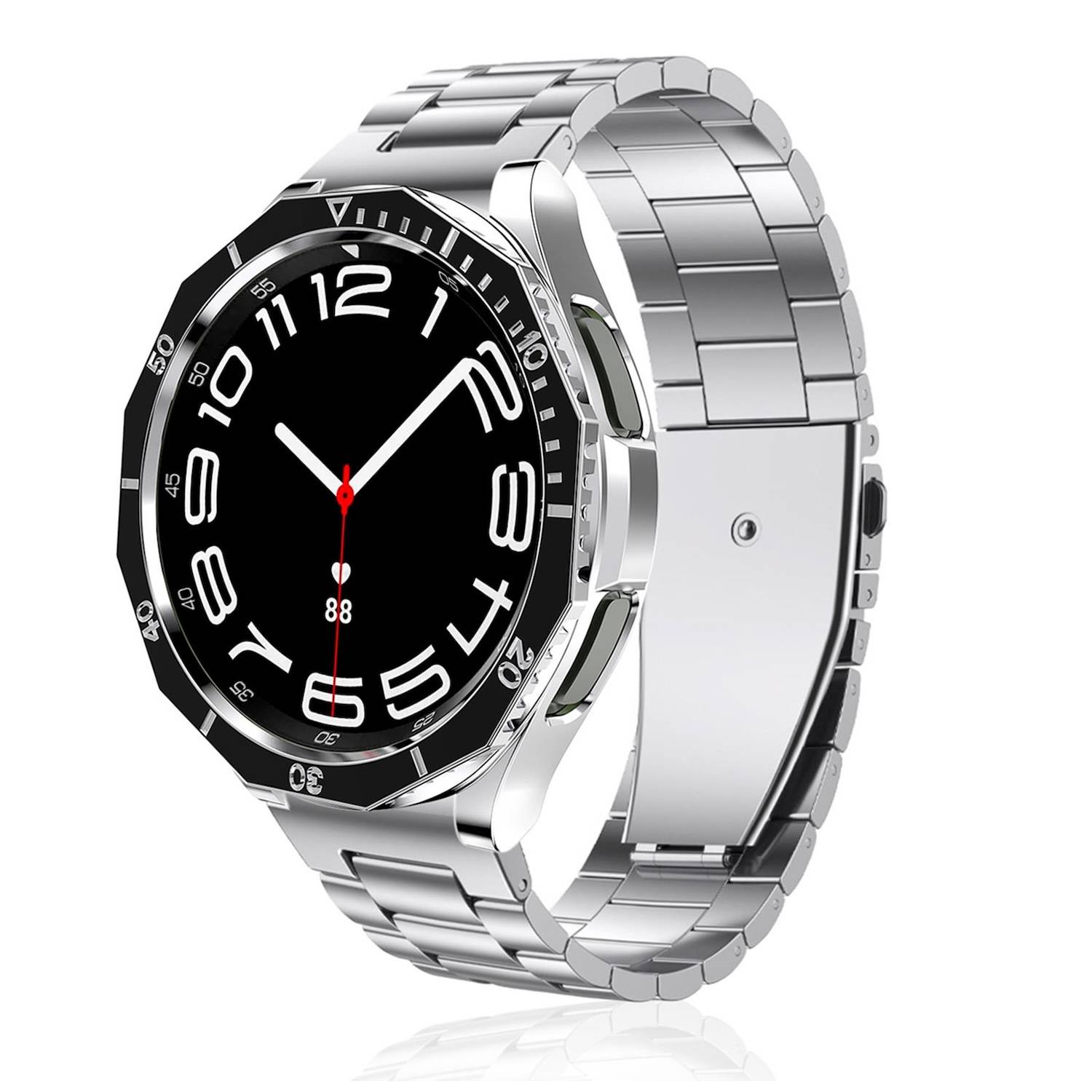 Für Samsung Galaxy Watch 6 Classic 43mm Hülle Hart Glas Lünettenring
