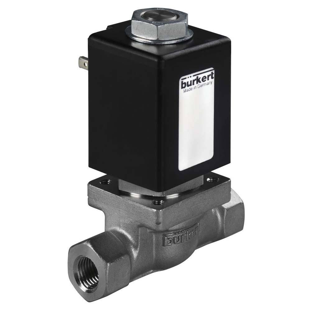 2/2-Wege-Magnetventil - Typ 0255 - direktwirkend - Edelstahl - G 1/2" - 0 bis 4 bar - 24 V