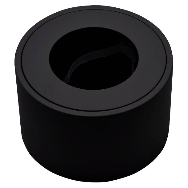 Aufbaurahmen McShine "KL-44" rund, schwarz, ØxH 80x50mm, IP44