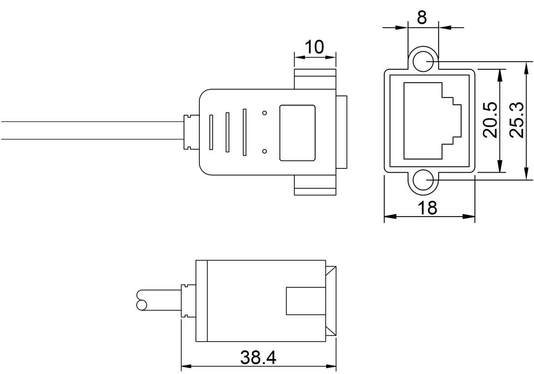 Goobay 65639 CAT 6 Verlängerungskabel / RJ45 Stecker / 250 MHz / Flansch Patchkabel / Netzwerkkabel S/FTP / Schwarz / 3m