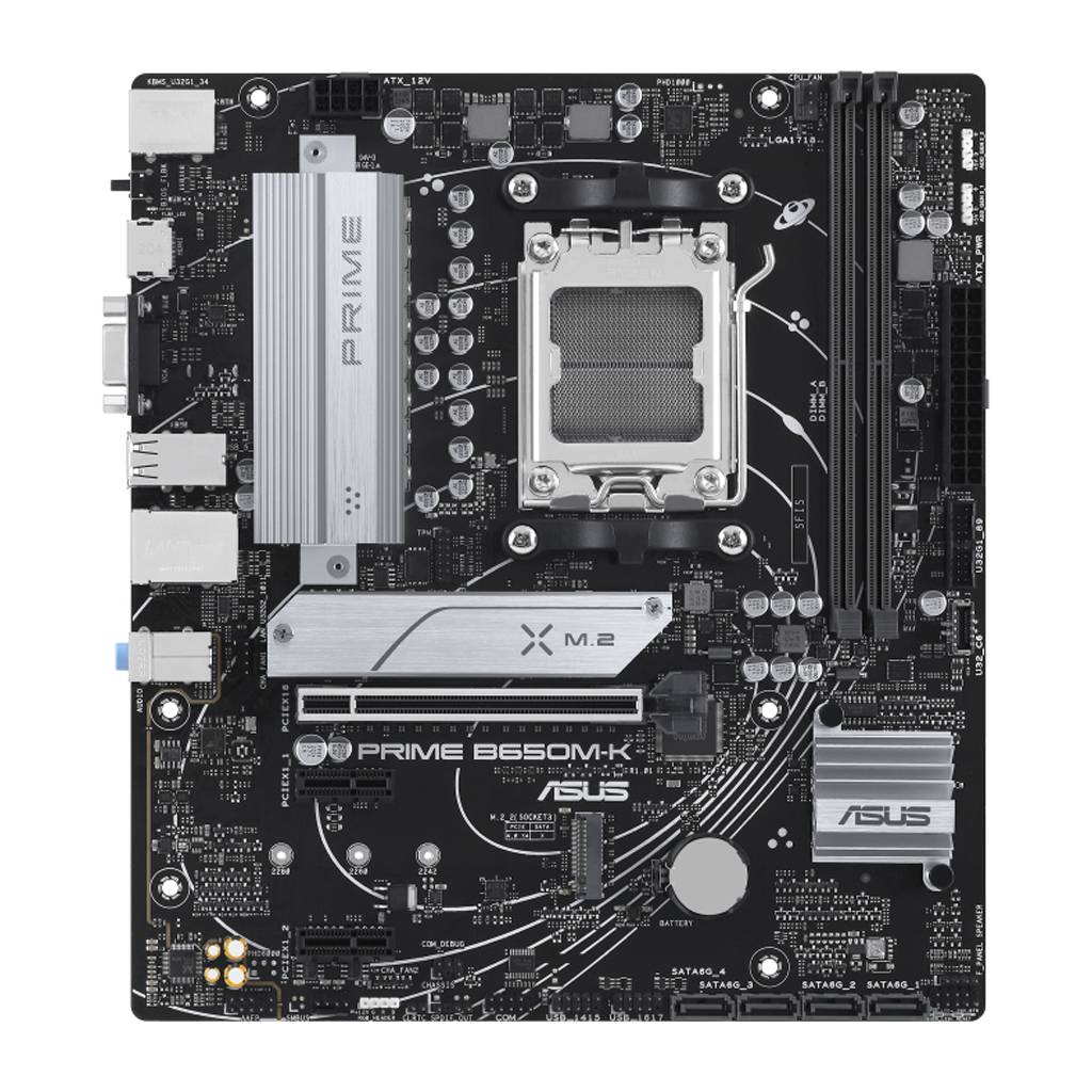 MB ASUS PRIME B650M-K (AMD,AM5,DDR5,mATX) Multimedia-Technik Mainboards AMD