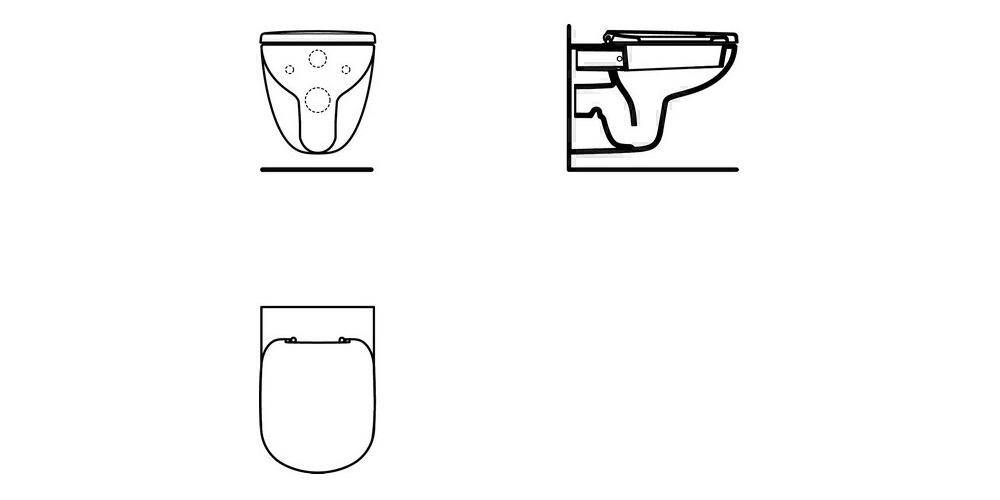 Ideal Standard WC-Sitz EUROVIT mit De Scharniere ES weiß Softclosing