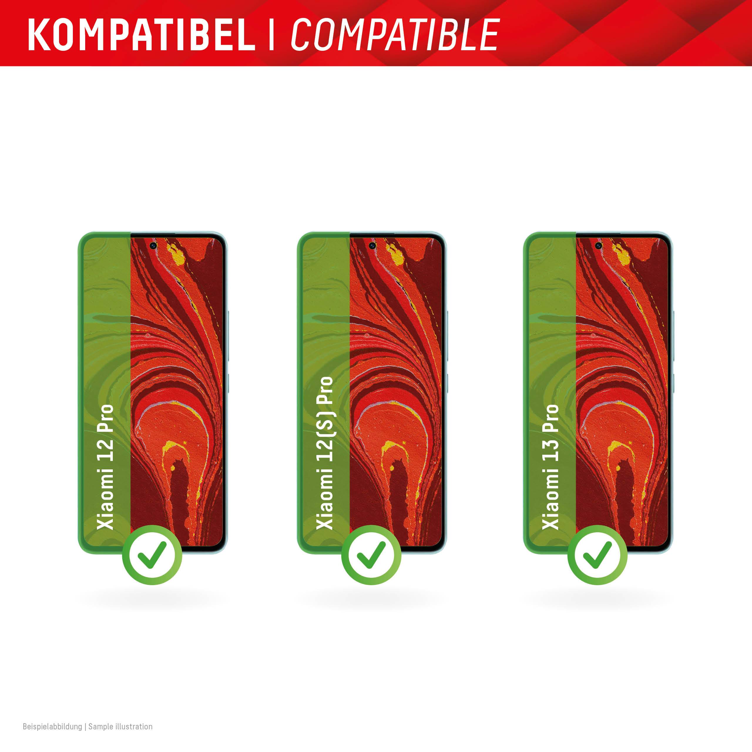 Real Glass, Full Cover Panzerglas für Xiaomi 12(S) Pro/13 Pro