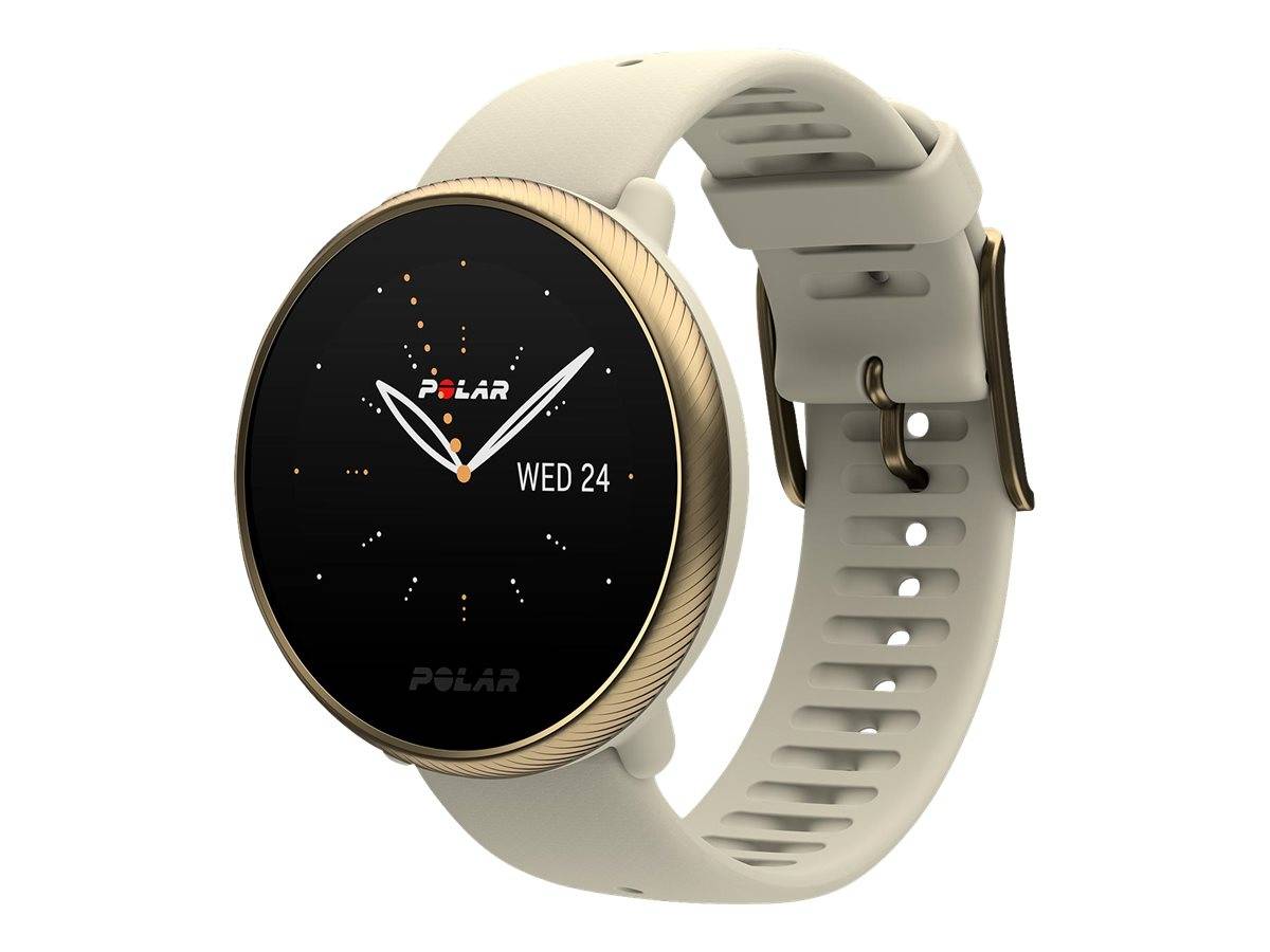 Polar Ignite 2 Pulsuhr mit integriertem Sensor 30 mm S/L Champagner