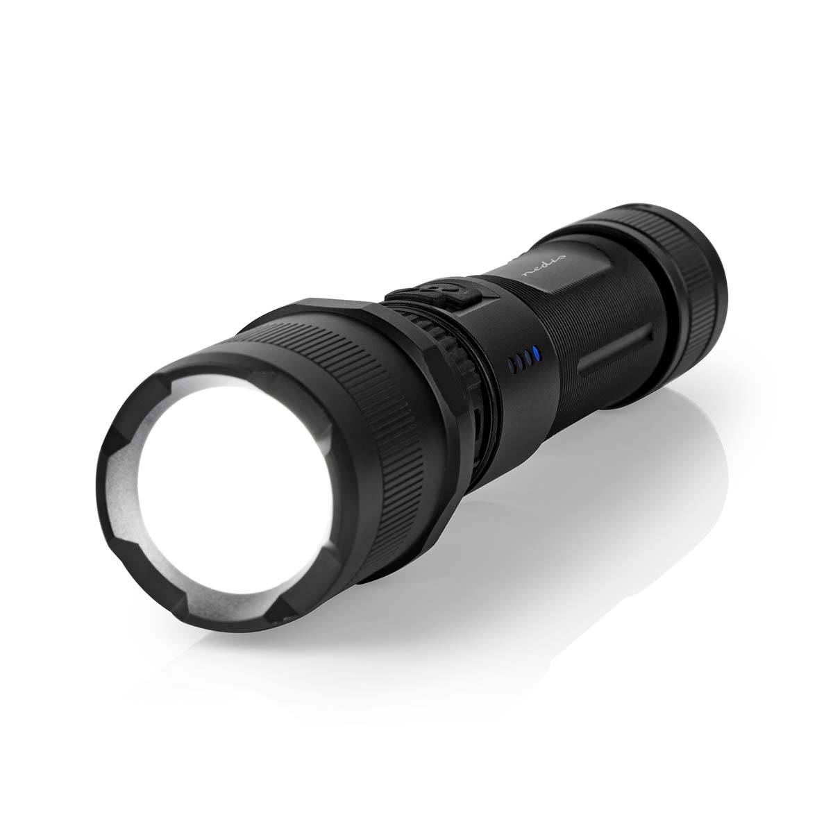 Nedis LED-Taschenlampe | LTRR10WBK | Schwarz
