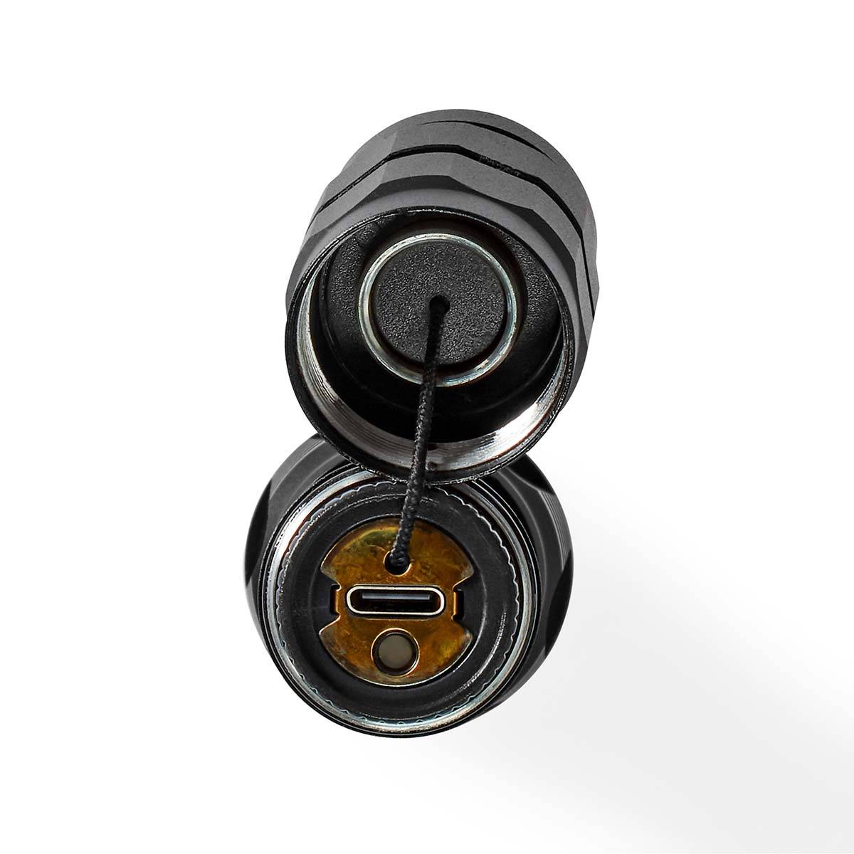 Nedis LED-Taschenlampe | LTRR11WBK | Schwarz