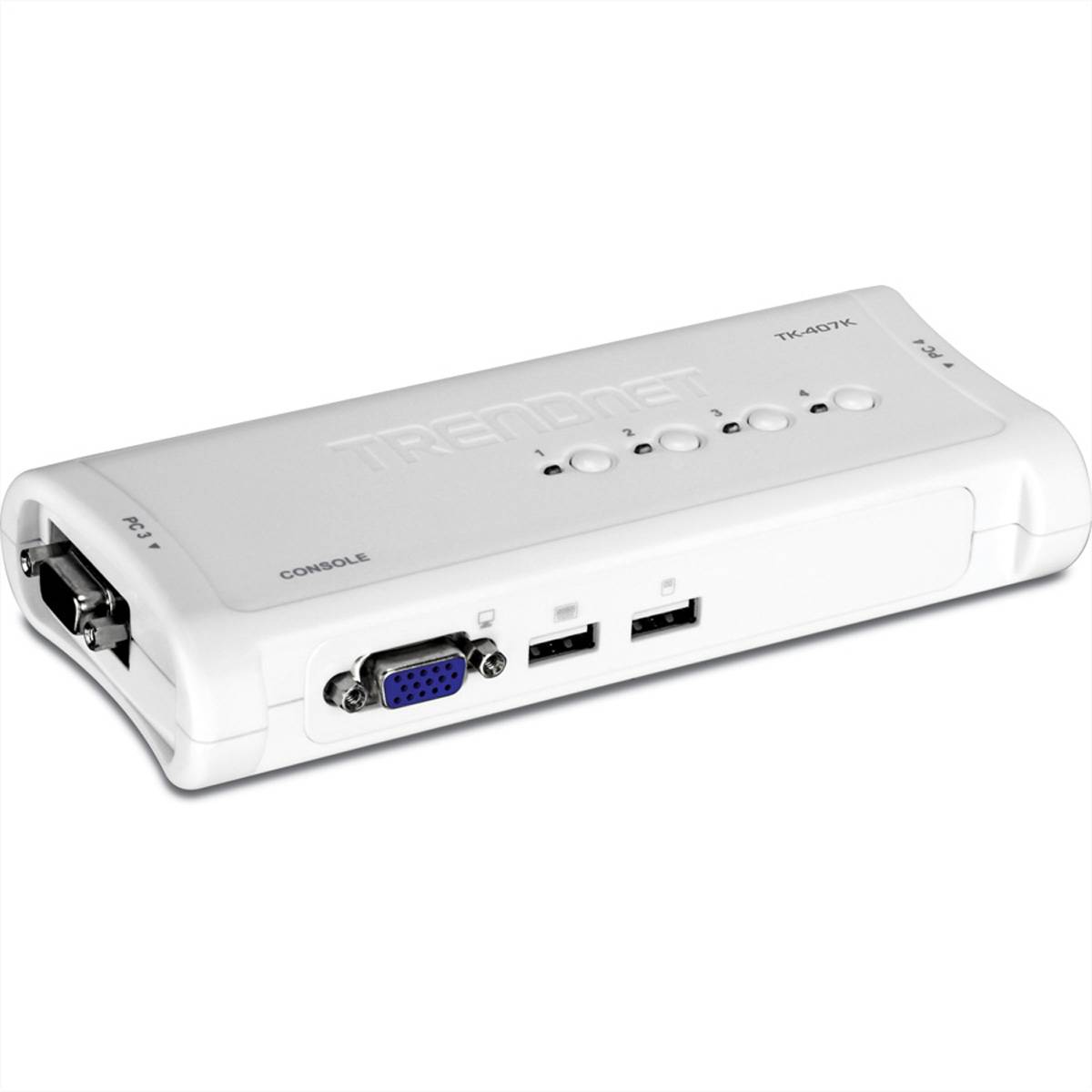 TRENDnet TK-407K KVM Switch 4-Port USB Kit